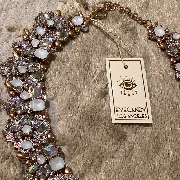 Eye Candy Opal Ivy Collar Necklace - Picture 7 of 7